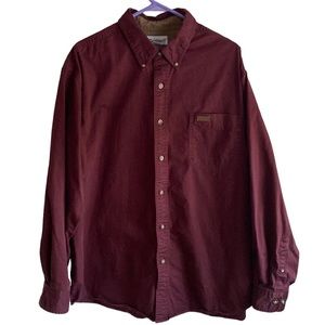 Carhartt Men’s XL Button Down 100% Cotton Work Shirt